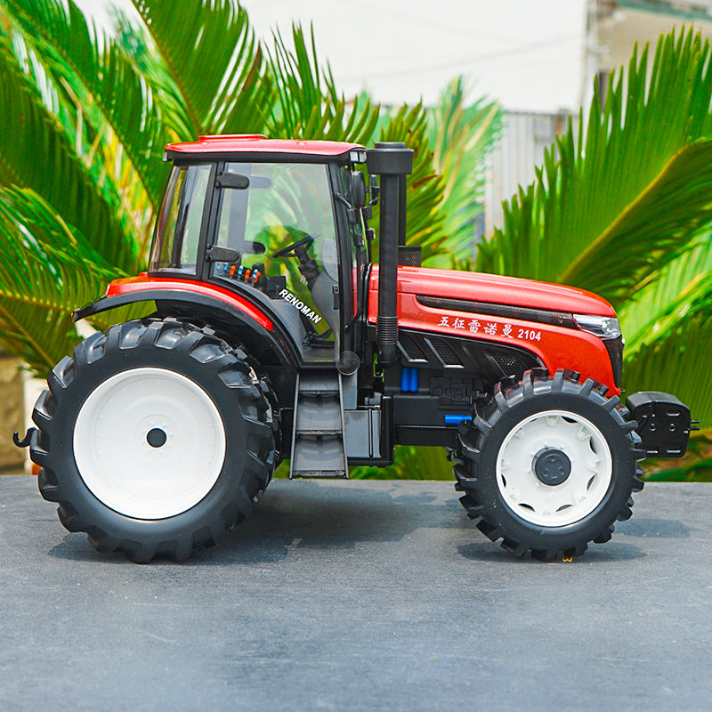 Original 1:18 Wuzheng RENOMAN 2104 Construction machinery model large tractor model with small gift