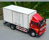 Original 1/24 SINOTRUK New Yellow River Luggage Truck Alloy Car Model, Zinc alloy van type truck model with samll gift