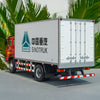 Original 1/24 SINOTRUK New Yellow River Luggage Truck Alloy Car Model, Zinc alloy van type truck model with samll gift