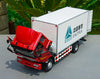 Original 1/24 SINOTRUK New Yellow River Luggage Truck Alloy Car Model, Zinc alloy van type truck model with samll gift