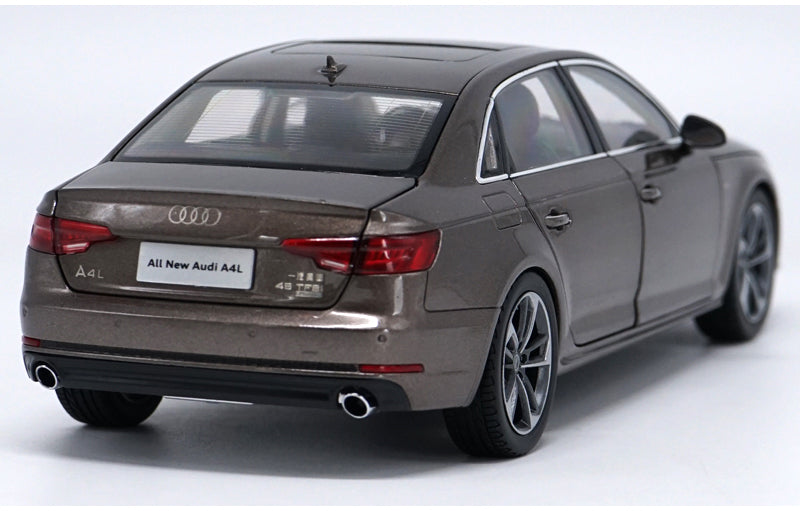 Original Authorized Authentic 1:18 Audi A4L 2017 Diecast Model Alloy Toy Car Miniature for christmas/Birthday gift, collection