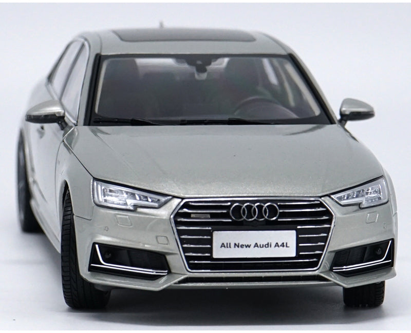 Original Authorized Authentic 1:18 Audi A4L 2017 Diecast Model Alloy Toy Car Miniature for christmas/Birthday gift, collection