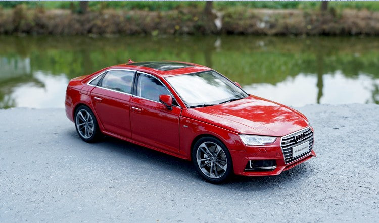 Original Authorized Authentic 1:18 Audi A4L 2017 Diecast ModelAlloy Toy Car Miniature for christmas/Birthday gift, collection