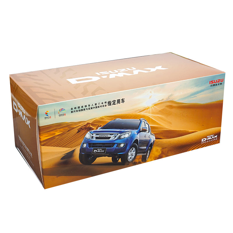 Original Authorized Authentic 1:18 Isuzu D-MAX pick up truck model Diecast toy truck Model for Christmas gift