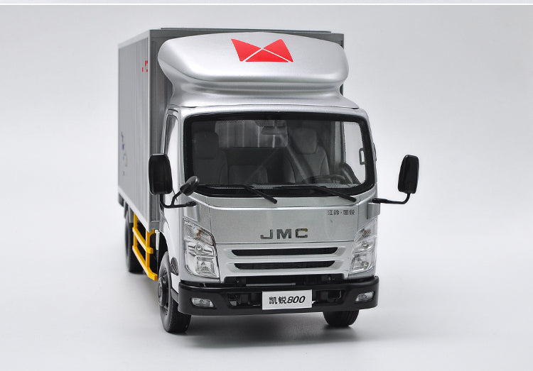 Original Authorized Authentic 1/18 Jmc Kairui N800 Pick up Truck Diecast Model Car Silver pick up toy truck Model for Christmas gift