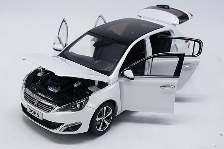Original Authorized Authentic 1:18 Peugeot 308S 2015 Hatchback Alloy Diecast Metal Car Model classic Toys car model for gift