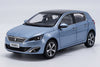 Original Authorized Authentic 1:18 Peugeot 308S 2015 Hatchback Alloy Diecast Metal Car Model classic Toys car model for gift
