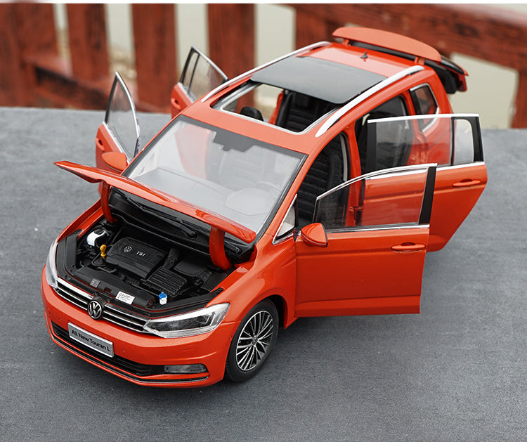 Original Authorized Authentic 1/18 Scale Volkswagen All new Touran L 2016 Brown for christmas/Birthday gift, collection