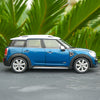 Original Authorized Authentic 1:18 mini cooper S countryman Diecast collectible Island BlueClassic toy models for christmas/Birthday gift, collection