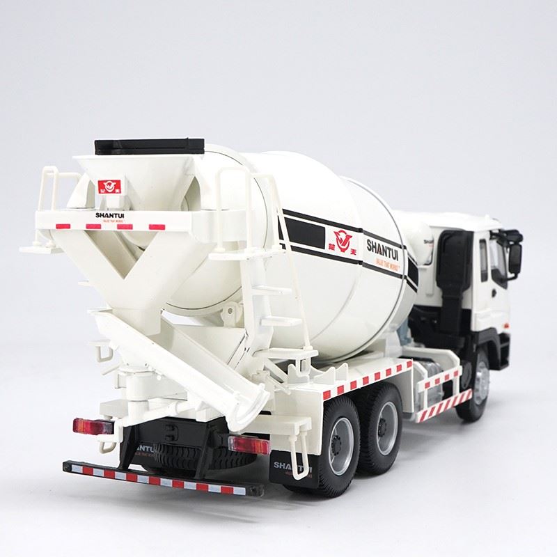 Original Authorized Authentic 1/35 ISUZU SHANTUI CHINA Concrete Mixer Truck Diecast toy mixer Model for Christmas gift,collection