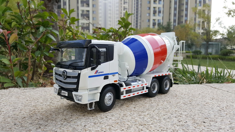 Original Authorized Authentic  1 24 Scale Foton Auman EST LOXA L9 Concrete Mixer Truck Engineering Machinery DieCast Toy Model for Christmas gift,collection