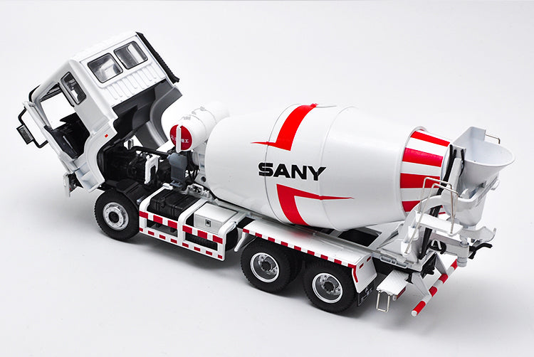 Original Authorized Authentic Diecast 1:35 Scale Sany Concrete Mixer Truck construction machinery diecast mixer truck model for Christmas gift,collection