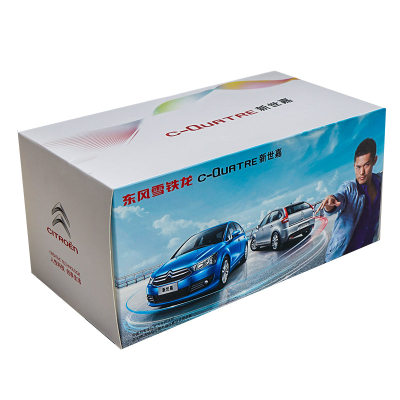 Original Authorized Authentic alloy 1:18 Citroen C-Quatre Hatchback New sega Alloy Toy Car Miniature for gift, collection