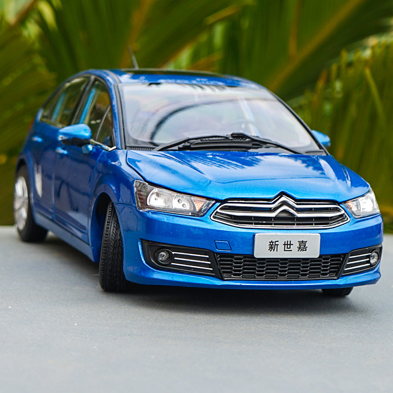 Original Authorized Authentic alloy 1:18 Citroen C-Quatre Hatchback New sega Alloy Toy Car Miniature for gift, collection