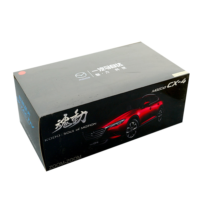 Original Authorized Authentic alloy 1/18 Mazda CX-4 red DieCast classic Car Model for christmas/birthday gift, collection