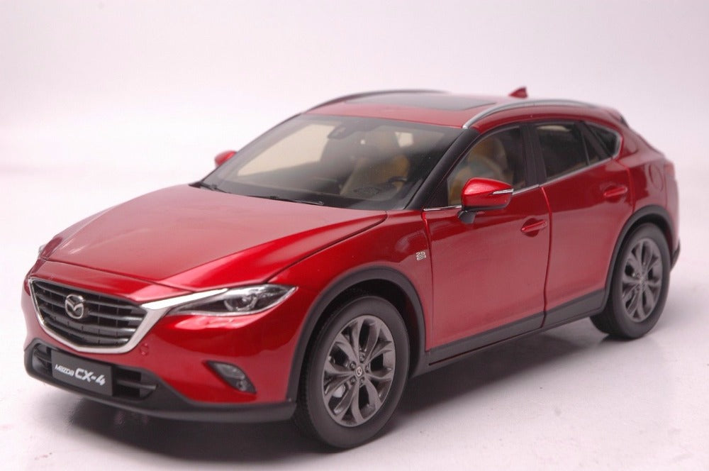 Original Authorized Authentic alloy 1/18 Mazda CX-4 red DieCast classic Car Model for christmas/birthday gift, collection