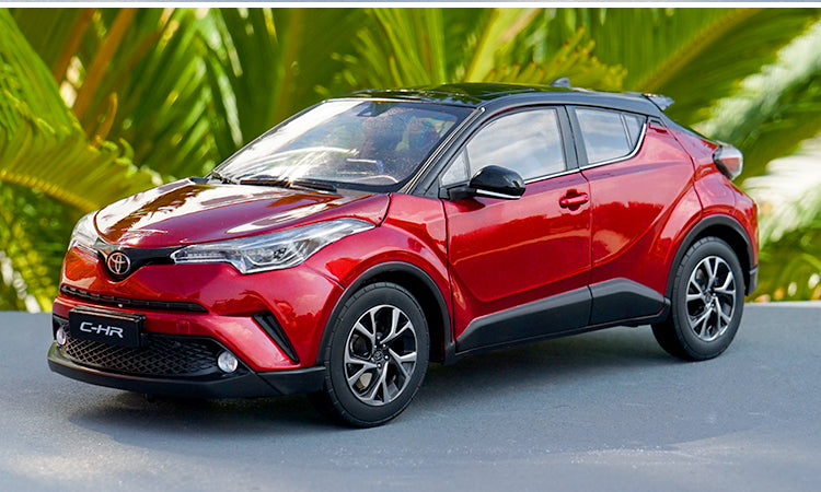 Original Authorized Authentic alloy 1:18 Toyota C-HR CHR Alloy Diecast Classic toy Car Model for gift, collection