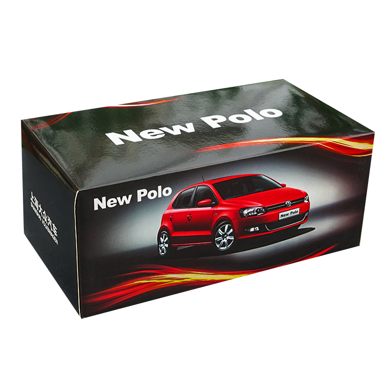 Original Authorized Authentic alloy 1:18 Volkswagen New Polo 2013 red scale model miniature Diecast Classic toy Car Model for gift, collection