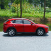 Original Authorized Authentic alloy Pull Back 1:18 2018 Mazda CX-5 Red SUV Classic diecast toy models for gift collection