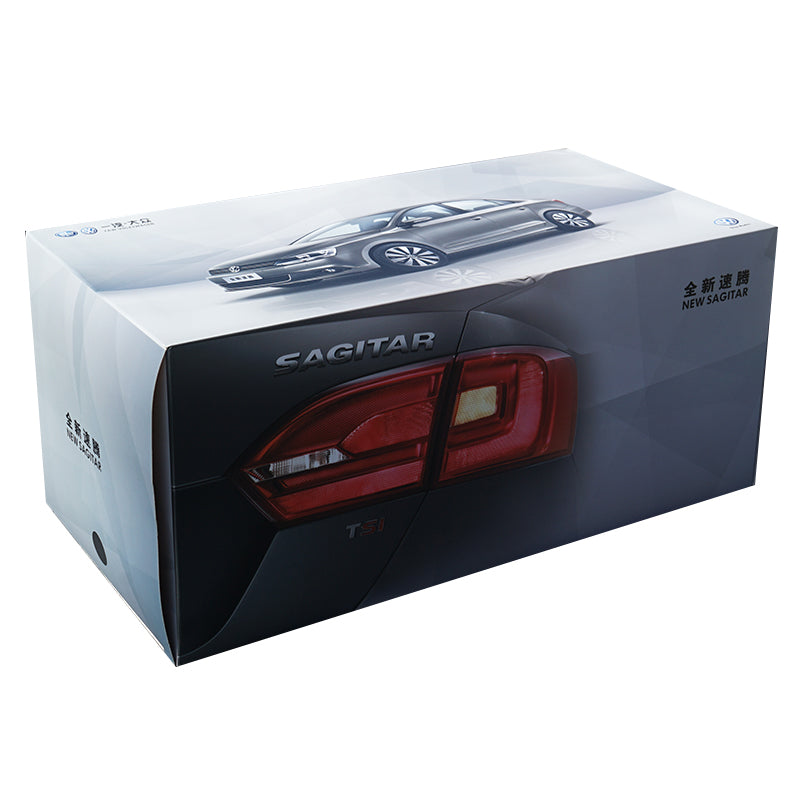 Original Authorized factory 1:18 VW new SAGITAR 2012 version car model, Classic toy car Models for gift, collection