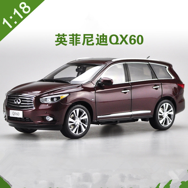 Original Authorized factory diecast 2014 1:18 Infiniti QX60 SUV off-road vehicle Classic toy car Models for gift, collection