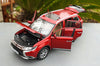 GAC Mitsubishi Outlander SUV die cast car model in scale 1:18 2016 version red/white