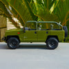Original factory 1:18 BJC China Beiqi Warrior BJ2022JC Diecast off-road Army car model with small gift