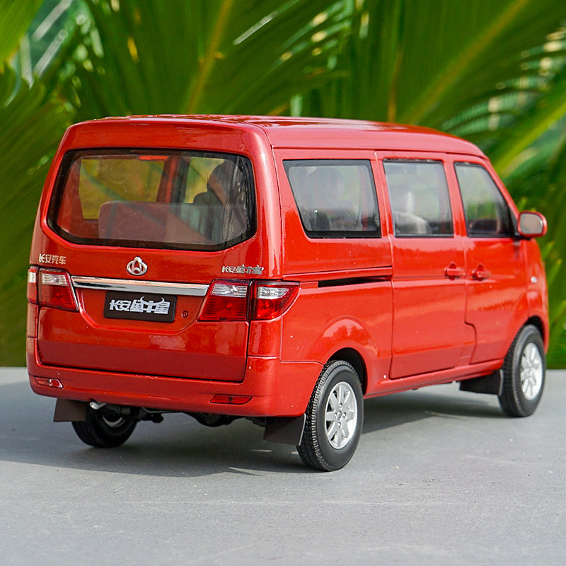 Original factory 1/18 Changan Automobile original manufacturer,Changan Jinniuxing van car model with small gift