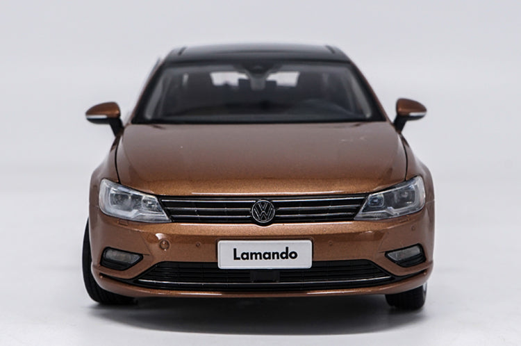 Original factory 1:18 Volkswagen Lamando 2015 Diecast Metal car model with small gift