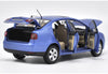 Original factory 1:18 Volkswagen VW NEW Polo Jinqu Gray  Sedan classic toy models for Birthday/christmas gifts, collection