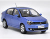 Original factory 1:18 Volkswagen VW NEW Polo Jinqu Gray  Sedan classic toy models for Birthday/christmas gifts, collection