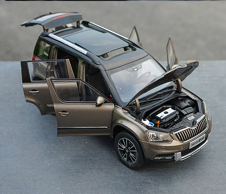 Promotion sale! 1:18 Volkswagen skoda YETI off-road vehicle SUV classic diecast car models for gifts, collection