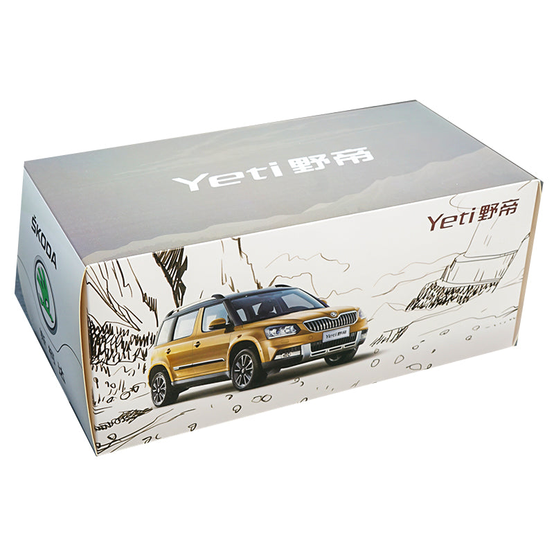 ミニカー 1/18 VW シュコダ YETI オフロード SUV ゴビブラウン