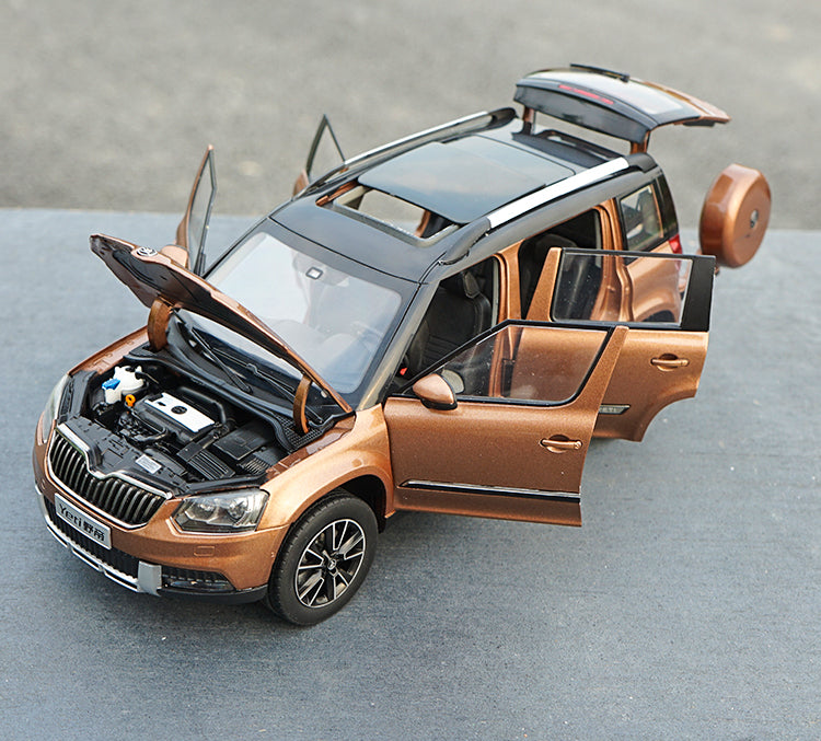 Promotion sale! 1:18 Volkswagen skoda YETI off-road vehicle SUV classic diecast car models for gifts, collection