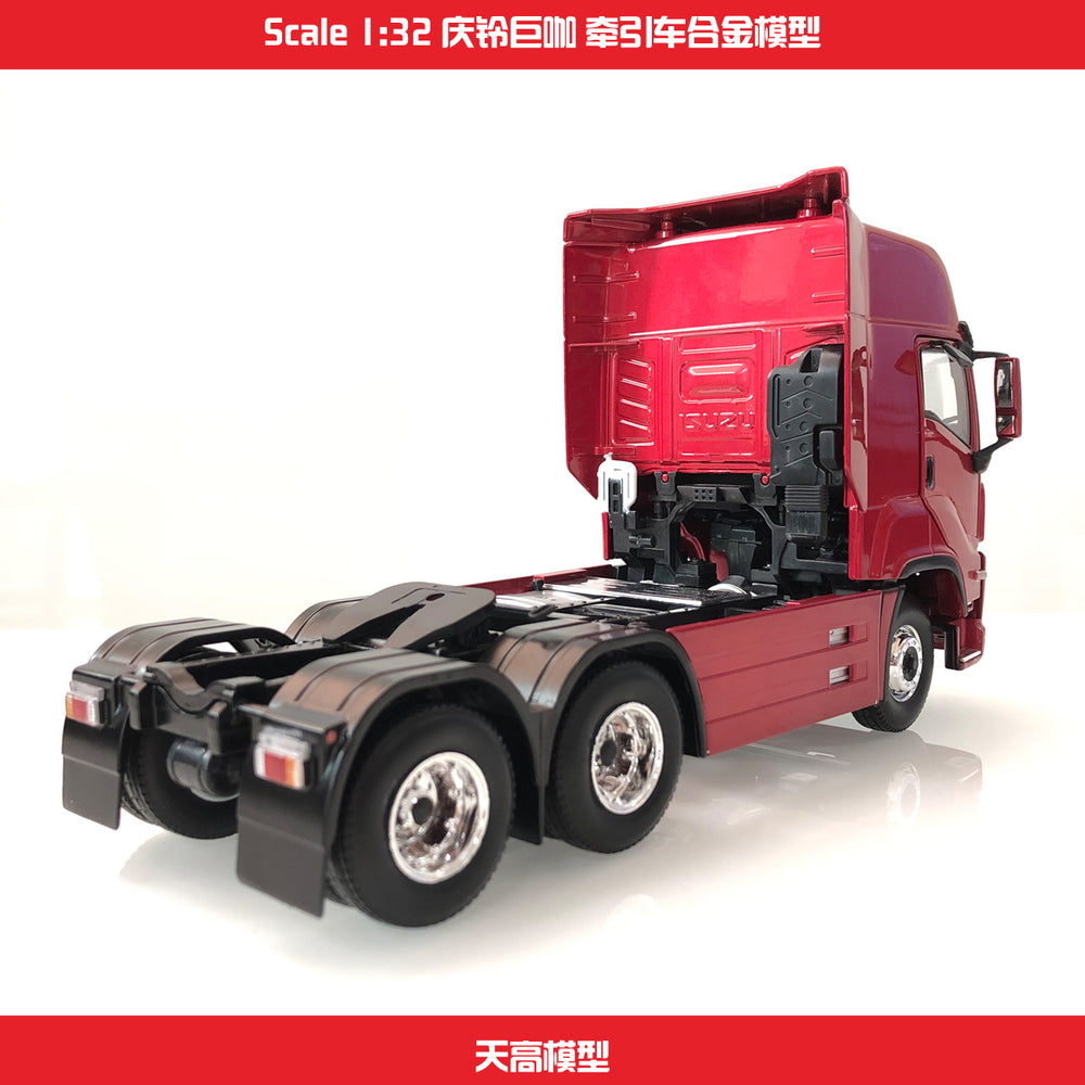 Original factory diecast 1:32 ISUZU GIGA VC61 tractor Truck Vehicles Models for collection, gift