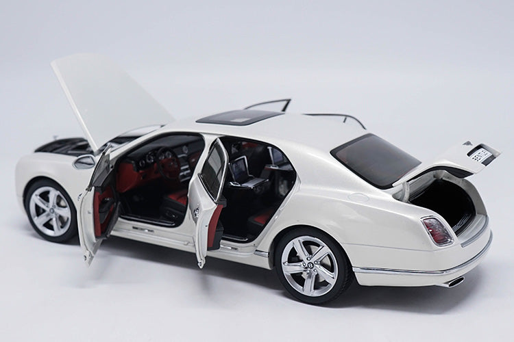 Original factory authentic 1:18 kyosho BENTLEY Mulsanne diecast collectible car model with small gift