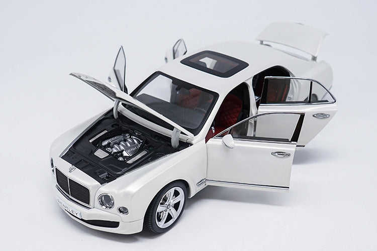 Original factory authentic 1:18 kyosho BENTLEY Mulsanne diecast collectible car model with small gift