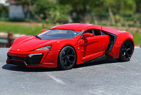 Original factory diecast 1:18 JADA Lykan sports car model for gift, collection