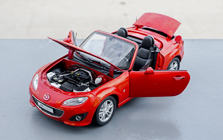 Original factory diecast 1/18 Mazda MX-5 MX 5 Roadster Diecast Metal Classic toy Car Models for Birthday/christmas gifts, collection