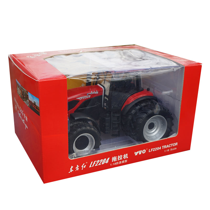 Original factory diecast 1:18 OYTO LF2204 farm tractor model with small gift