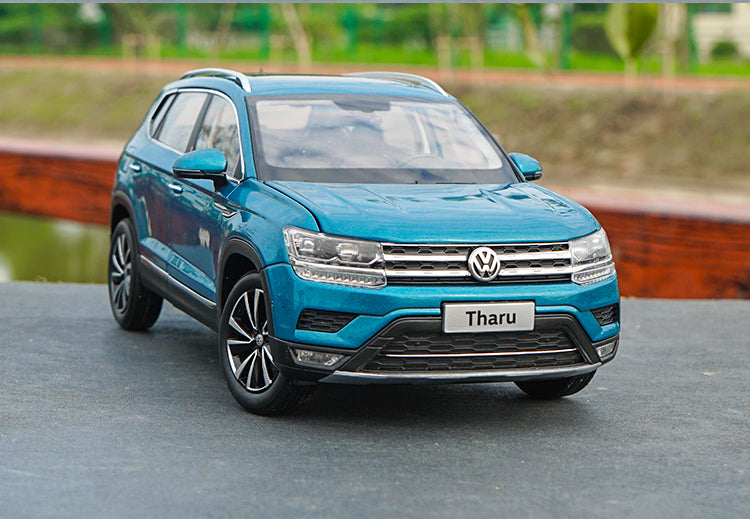 Original factory diecast 1:18 VW Tharu 2019 version SUV car model for gift, collection