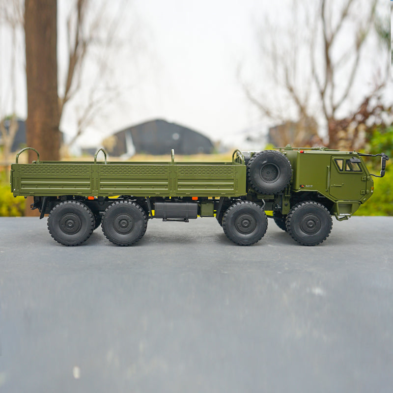 Original factory diecast 1:24 Shanqi Delong SX2306 off-road Army truck transport vehicle model, diecast military truck model for gift
