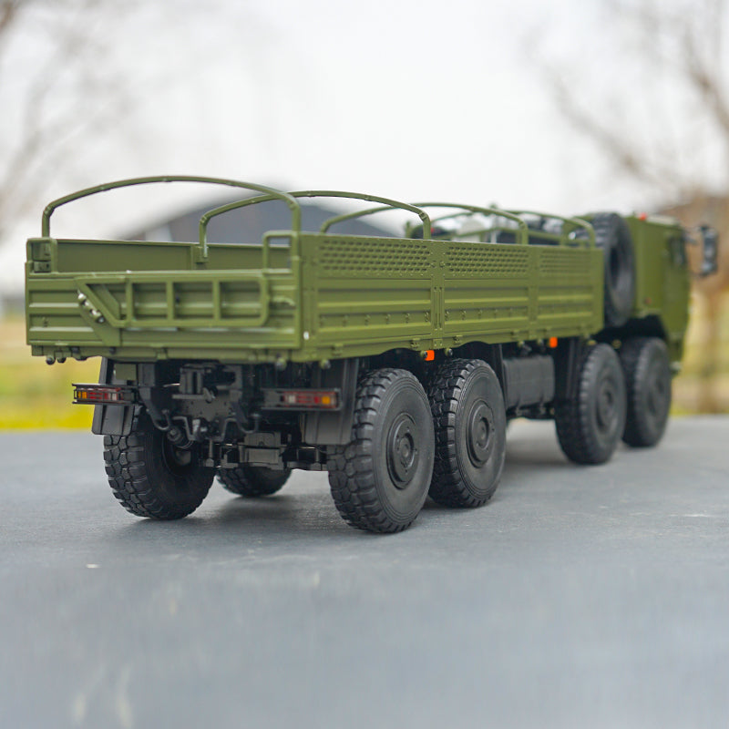 Original factory diecast 1:24 Shanqi Delong SX2306 off-road Army truck transport vehicle model, diecast military truck model for gift