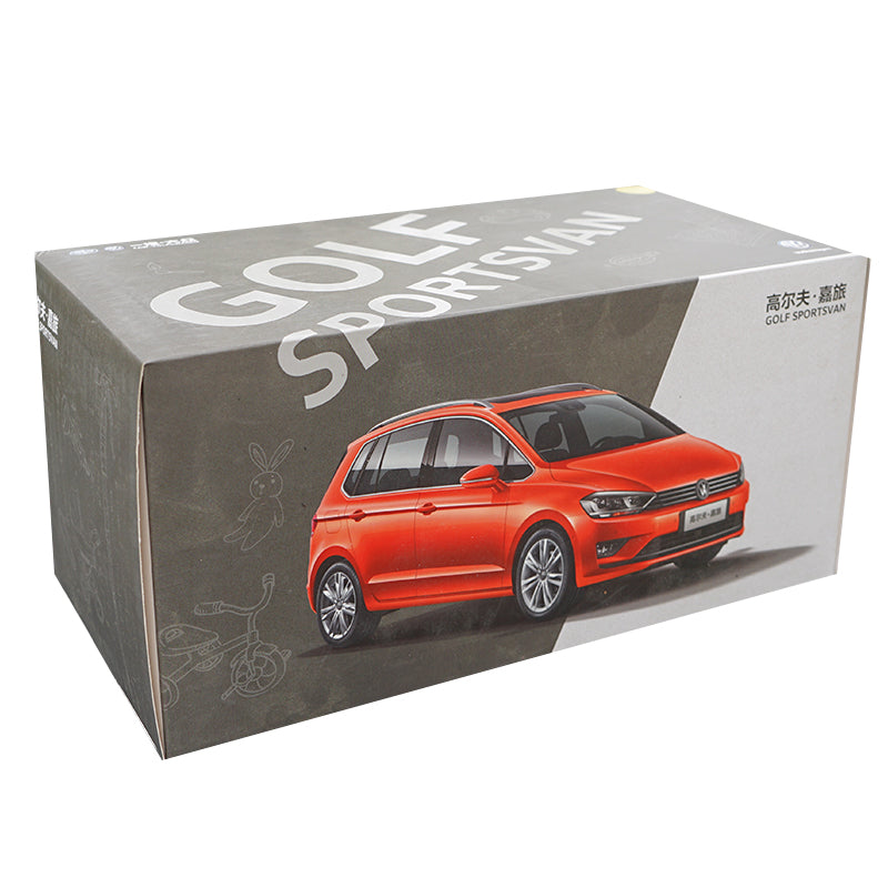 Original factory exquisite diecast 1:18 GOLF Sportsvan car models for gift, collection