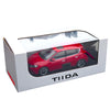 Original manufacturer 1:18 Dongfeng Nissan ,NISSAN TITDA 2016 diecast car model with small gift