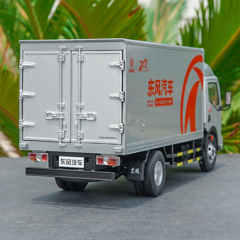 Original metal 1/24 DFAC captain container truck model, zinc alloy light truck model for collection