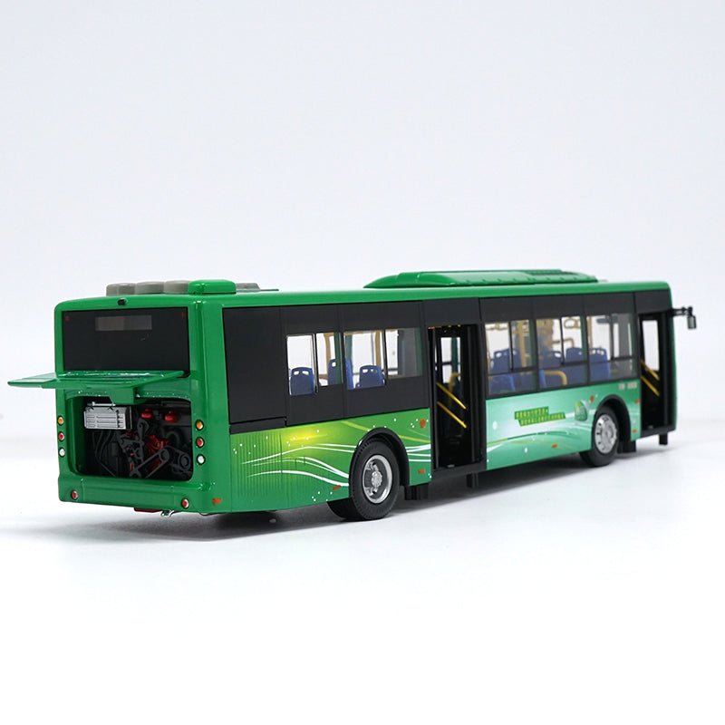 Original Collectible Alloy Model Gift  1:42 Original Yutong ZK6125CHEVPG21 Hybrid City Transit Bus Vehicle DieCast Toy Model for christmas gift,Collection,Decoration