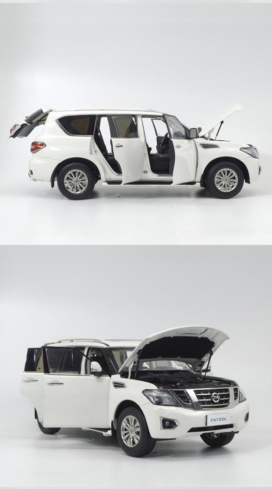 Original factory 1:18 Nissan Tuula PatrolY62 alloy scale SUV car model off-road diecast car model for gift