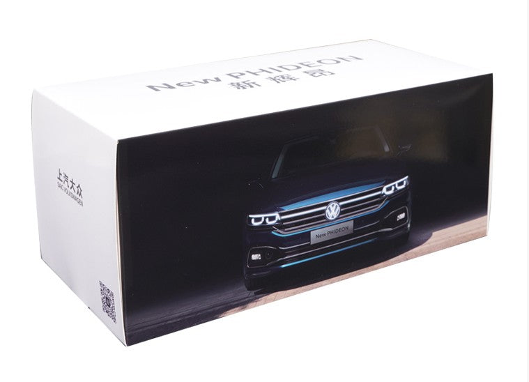 Original Authentic collectible 1:18 SAIC Volkswagen Faion Phideon 2021 brand new diecast sedan alloy car model for kids gift