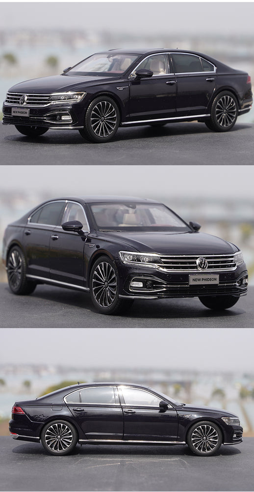 Original Authentic collectible 1:18 SAIC Volkswagen Faion Phideon 2021 brand new diecast sedan alloy car model for kids gift